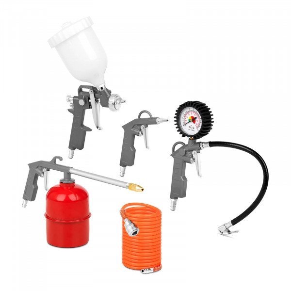 Zestaw narzędzi pneumatycznych - 5 części MSW 10061695 MSW-ASG-SET5