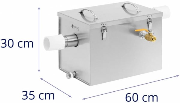 Separator tłuszczu - 21 l - Royal Catering RCFA 20 10013131 4062859224002