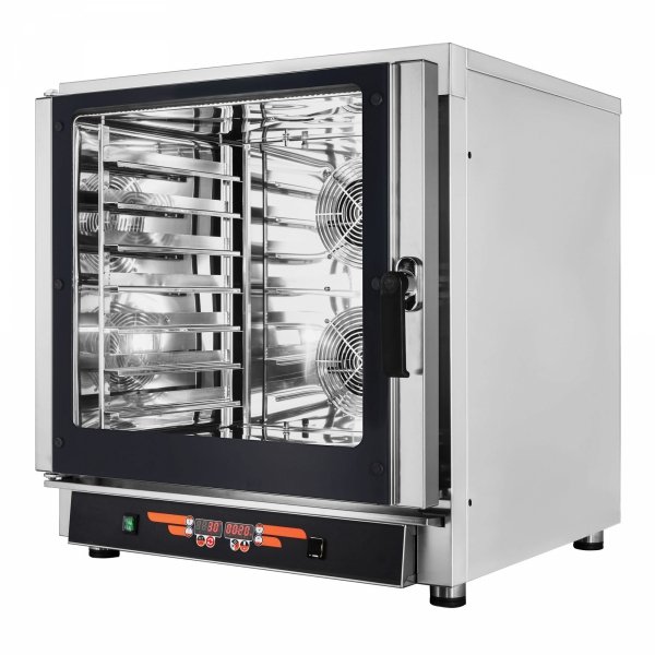 Piec konwekcyjno-parowy FED07 | 7xGN1/1 | 7x600x400 | sonda | 9 programów | 10,7kW