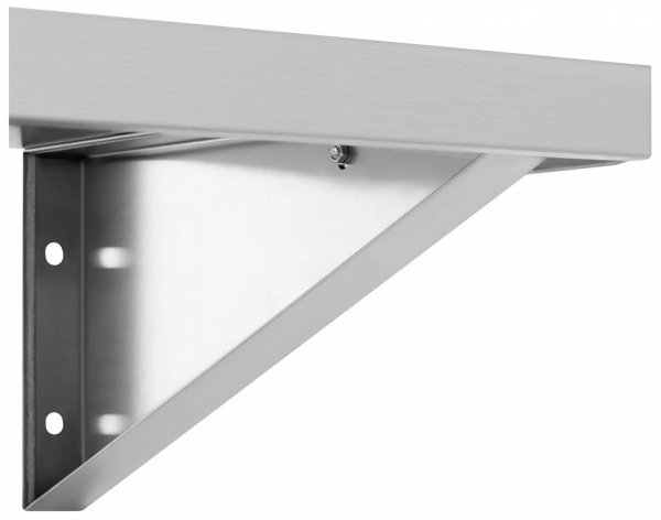 Półka wisząca - stal nierdzewna - 100 x 40 cm ROYAL CATERING 10012689 RCWR-100.1