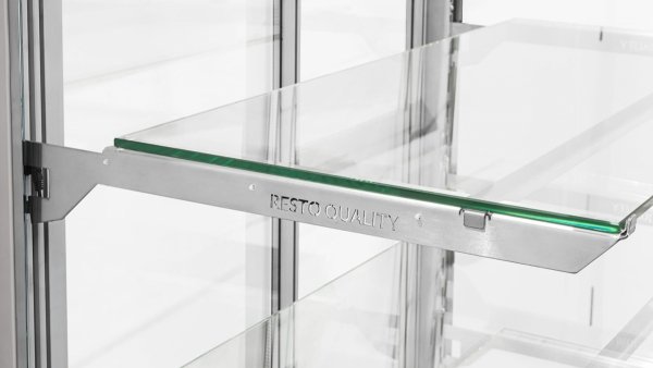 Witryna cukiernicza chłodnicza Dolce Visione Premium 1300 | wnętrze ze stali nierdzewnej | 1300x690x1300 mm