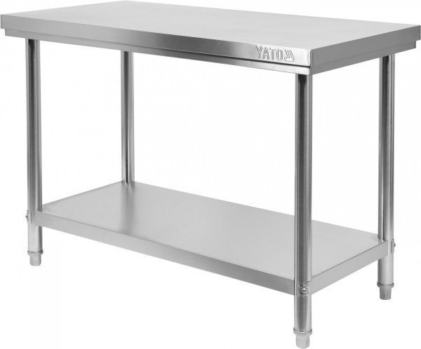 STÓŁ CENTRALNY SKŁADANY Z PÓŁKĄ 1000×700×H850mm YATO YG-09010 YG-09010
