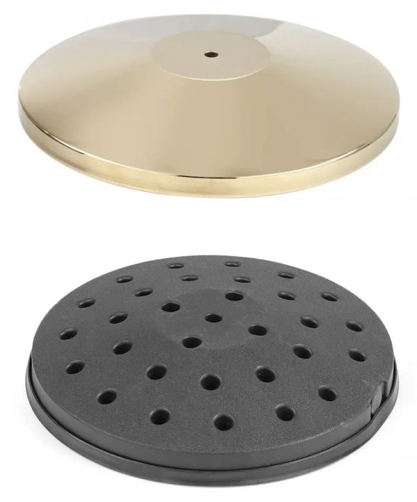 Słupek odgradzający w kolorze złotym Hendi 810491