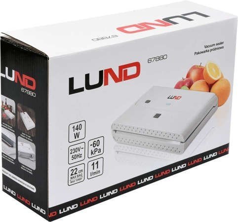 PAKOWARKA PRÓŻNIOWA DO ŻYWNOŚCI, 140W LUND 67880 67880