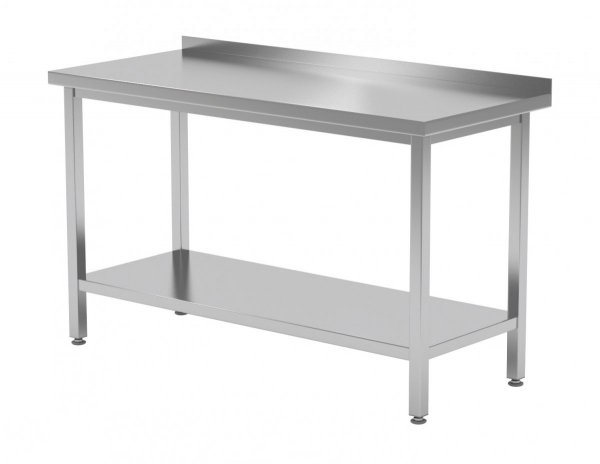 Stół przyścienny z półką skręcany 1200 x 700 x 850 mm POLGAST 103127SK 103127SK