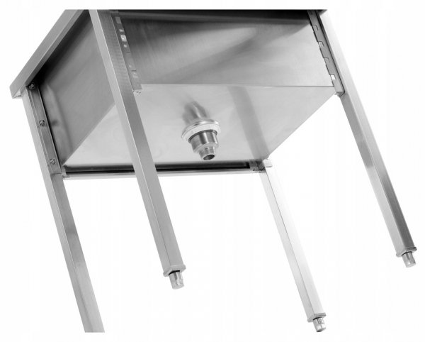 STÓŁ Z BASENEM 100 X 70 CM Basen Jednokomorowy Nierdzewny YATO YG-30925