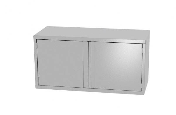 Szafka wisząca z drzwiami na zawiasach, dwoje drzwi 800 x 300 x 600 mm POLGAST 310083-2 310083-2