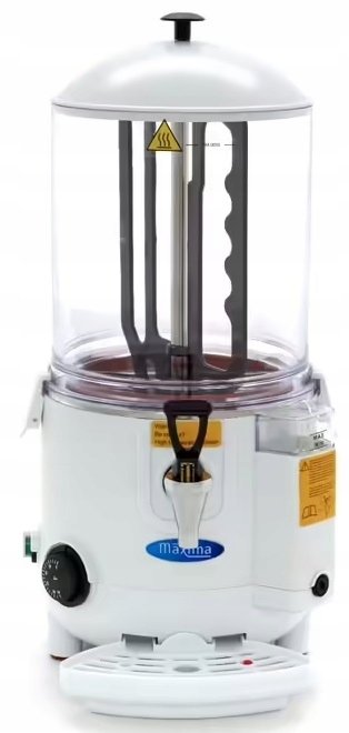 Dozownik Gorącej Czekolady i Napojów Czekoladziarka 10L - Biała 1000W MAXIMA 09504002  8720783961344