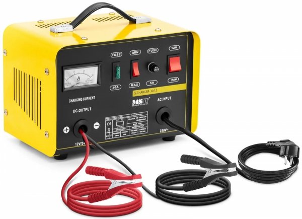 PROSTOWNIK 12/24V 27 A - kompaktowy MSW S-CHARGER-30A.5 10062367 4062859193704