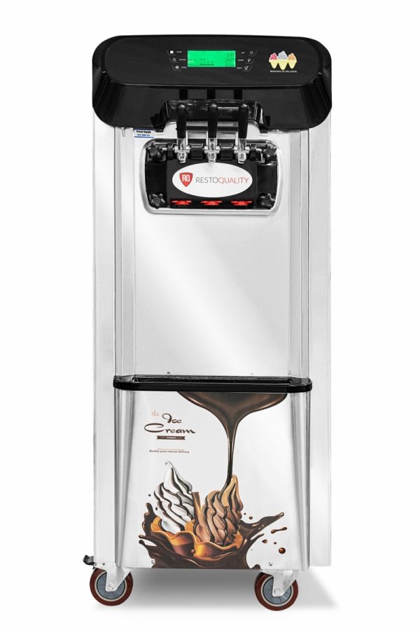 Maszyna do lodów włoskich | automat do lodów soft | 2 smaki + mix | nocne chłodzenie | wolnostojąca | 2x5,8l | RQX208CR