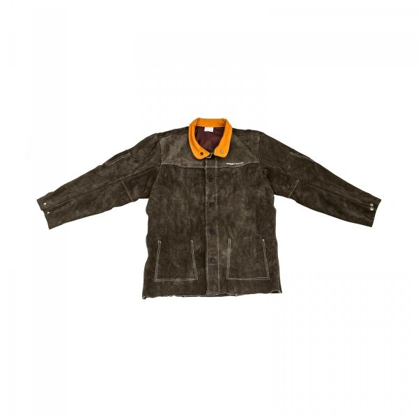 Kurtka spawalnicza - skórzana - rozmiar L STAMOS 10020609 SWJ01L