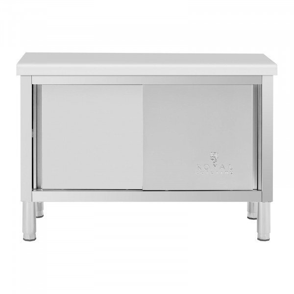 Stół gastronomiczny ze stali nierdzewnej - 120 x 50 cm - udźwig 390 kg - Royal Catering ROYAL CATERING 10012540 RCAT-120/50-WTP