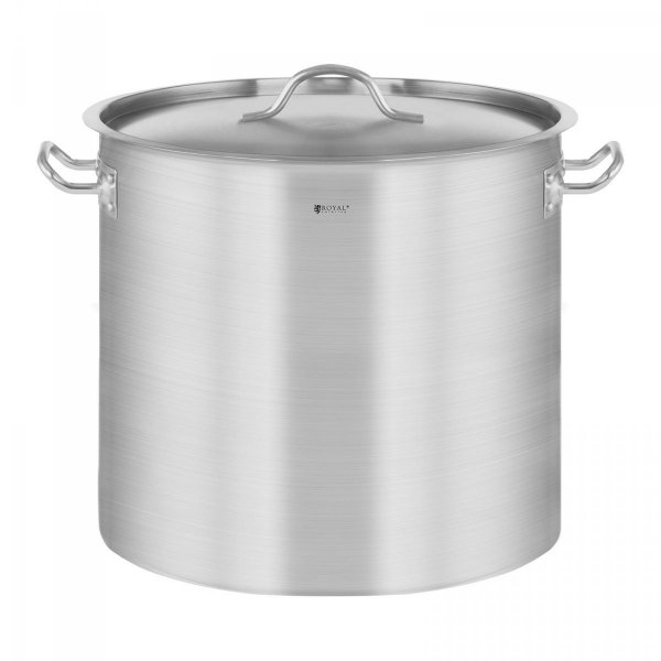 Garnek ze stali nierdzewnej - 17l - pokrywka ROYAL CATERING 10011075 RCST-17E3