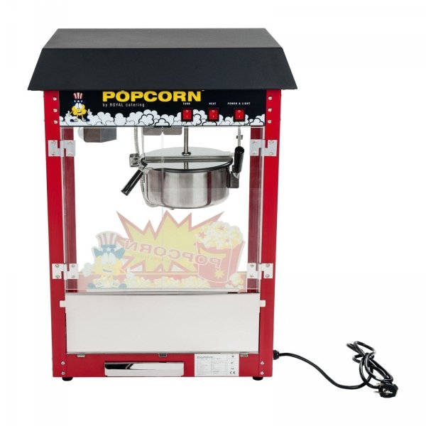 Maszyna do popcornu - czarny daszek ROYAL CATERING 10010086 RCPS-16E