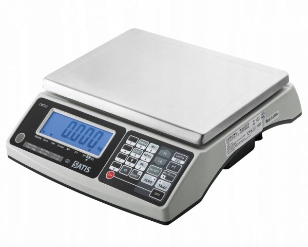 Waga licząca sklepowa z legalizacją 6kg / 3kg dwuzakresowa 2g / 1g RS232 SATIS CWT2236kgRS 5905317012096