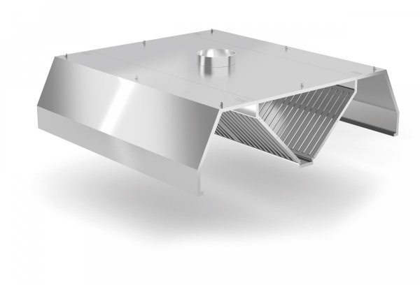 Okap centralny trapezowy POL-760 POLGAST POL-760 1300x2000