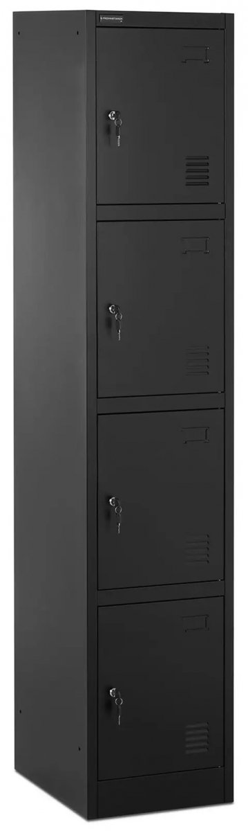 Szafa metalowa skrytkowa - 4 szafki z półkami - zamykana - 80 kg Fromm Starck 10260395 STAR_MCAB_49