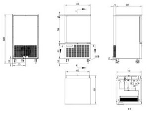 Schładzarka szokowa 10x GN 1/1 Szron EBF-10