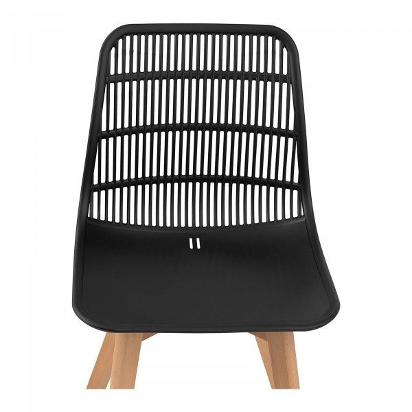 Krzesła - 2 szt. - do 150 kg - siedziska 460 x 460 x 450 mm - czarne FROMM SGTARCK 10260320 STAR_SEAT_35