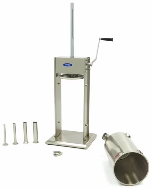 Nadziewarka do Kiełbasy i Churros Maszyna Churros Maker 15L - Pionowa - Stal Nierdzewna MAXIMA 09368055 8719632126324