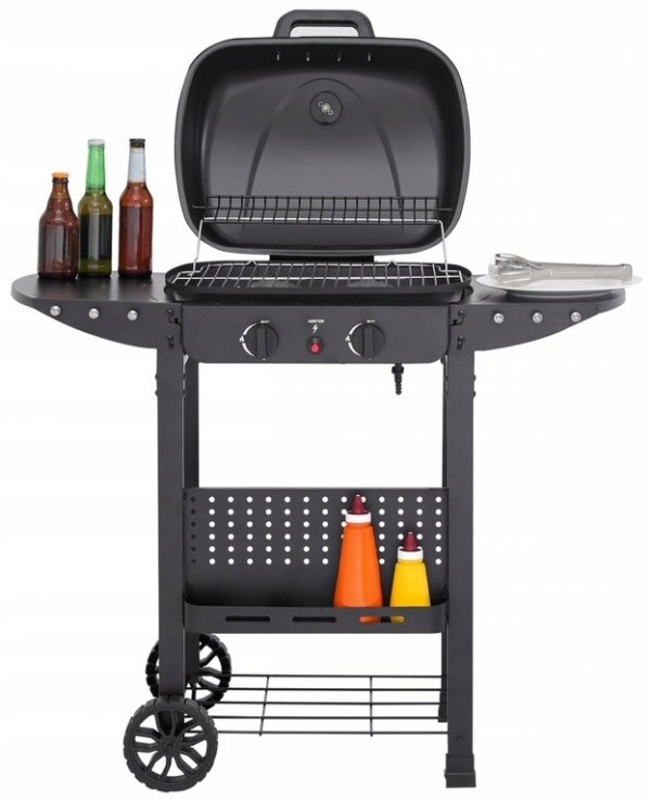 GRILL GAZOWY 2 PALNIKI, 5KW YATO YG-20007 5906083105944