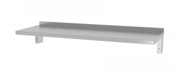 Półka wisząca pod urządzenia, wzmocniona z dwiema konsolami 600 x 400 x 250 mm POLGAST 383064 383064