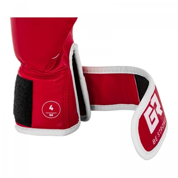 Rękawice bokserskie dla dzieci - czerwone - 4 oz GYMREX 10230058 GR-BG 4B