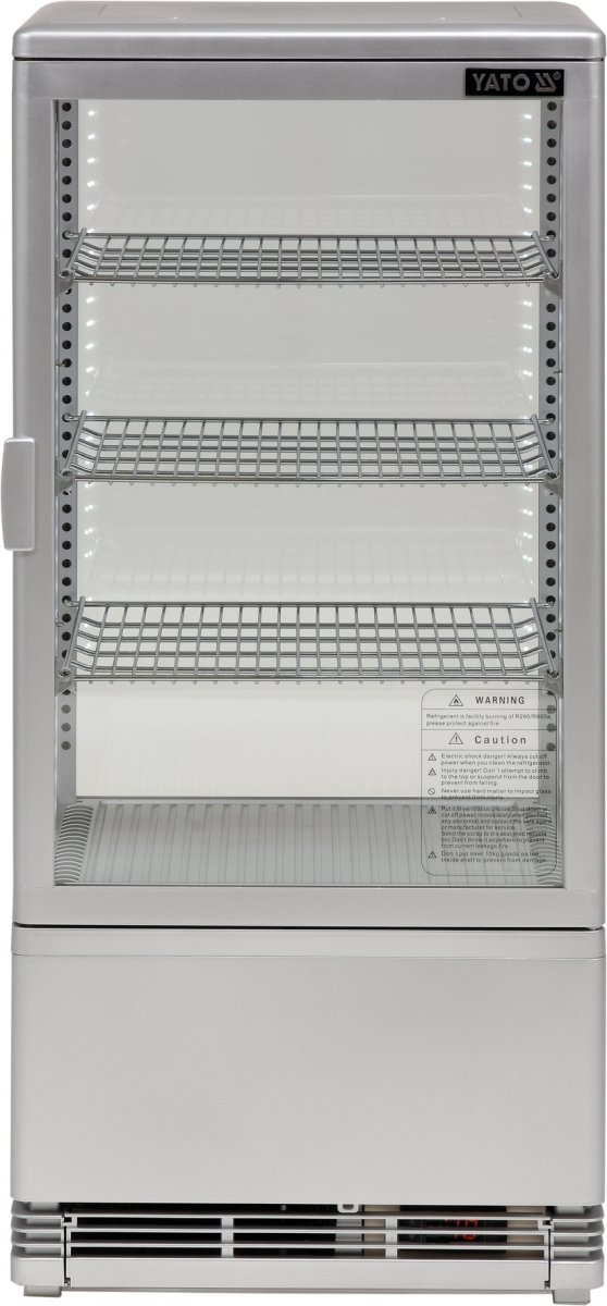 WITRYNA CHŁODNICZA 78L 42x38x96 SREBRNA YATO YG-05057 YG-05057