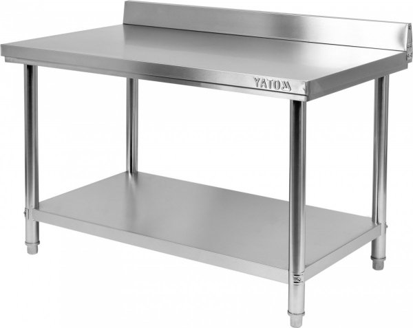 STÓŁ PRZYŚCIENNY Z PÓŁKĄ SKŁADANY 1600×700×H850+100 mm YATO YG-09035 YG-09035