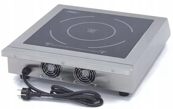 Kuchenka Indukcyjna Płyta Grzejna 16-28cm Profesjonalna Elektryczna 3500W 1 palnik MAXIMA 09371030 5905317012492