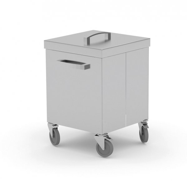 Pojemnik jezdny na odpadki 400 x 500 x 600 mm POLGAST 429045-K 429045-K