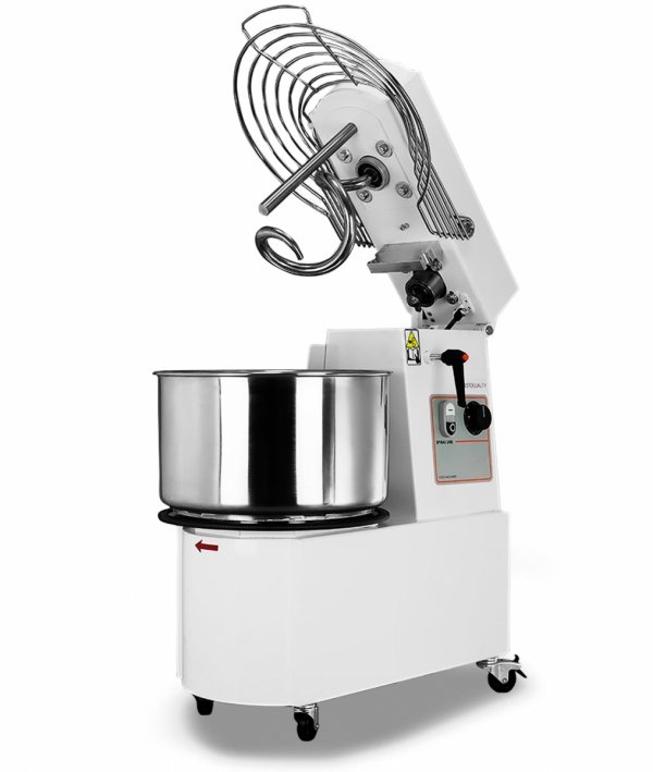 Miesiarka spiralna do ciasta z podnoszonym hakiem i wyjmowaną dzieżą RQT 50 litrów 400V