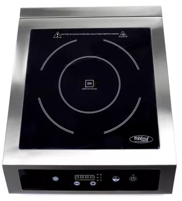 Kuchenka Indukcyjna Płyta Grzejna 16-28cm Profesjonalna Elektryczna 3500W 1 palnik MAXIMA 09371030 5905317012492