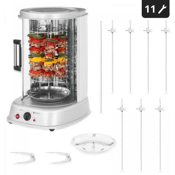 Grill pionowy - 1800W - 3w1 ROYAL CATERING 10011018 RCGV-1800-1