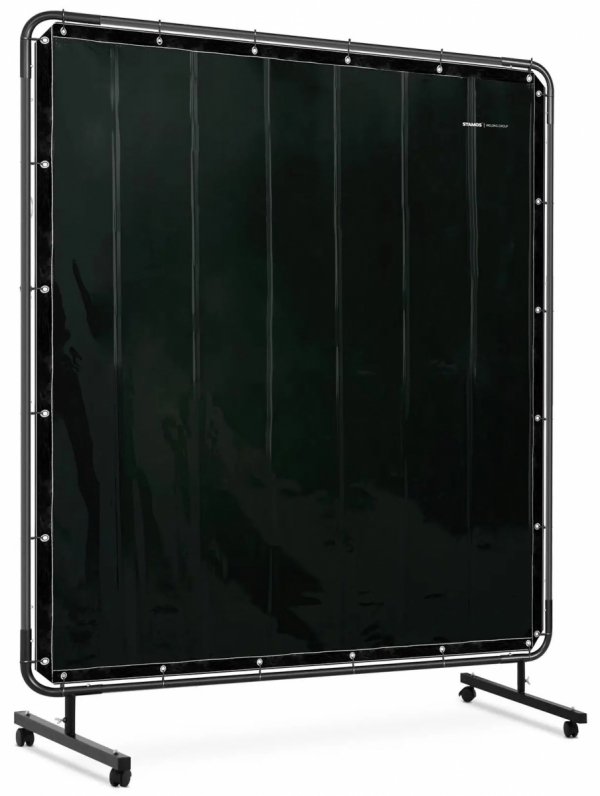 Ekran spawalniczy - z ramą - 174 x 174 cm STAMOS 10021110  SWS05