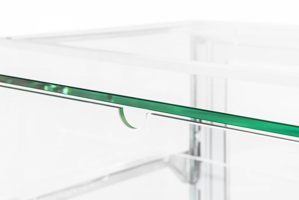 Witryna cukiernicza neutralna Dolce Visione Neutro Premium 1300 | podświetlany cokół | 1300x690x1300 mm
