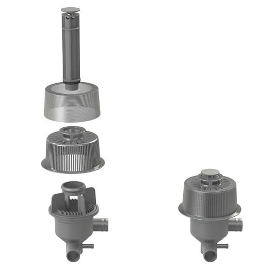 Zmywarka do szkła i talerzy | system podwójnych koszy 500x500 | 230V | KRUPPS CUBE LINE C537E | panel elektroniczny Advance