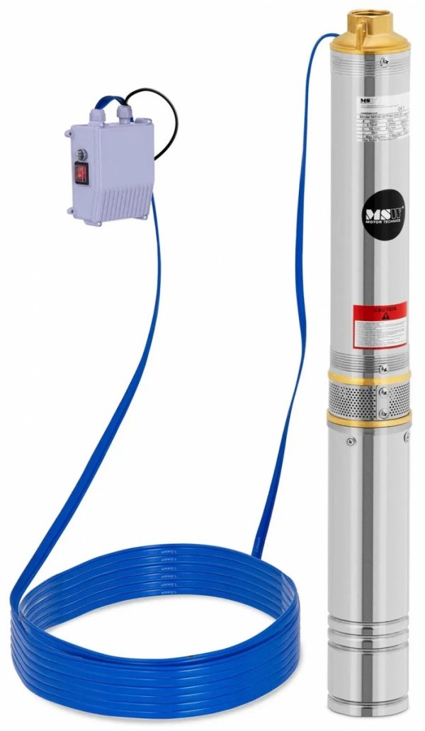 Pompa głębinowa - 6 m³/h - 750 W - stal nierdzewna MSW 10062056 MSW-SPP44-055-50