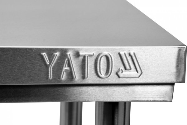 STÓŁ PRZYŚCIENNY Z PÓŁKĄ  SKŁADANY 1600×600×H850+100 mm YATO YG-09025 YG-09025