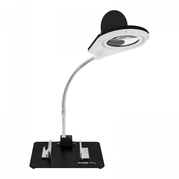 Stacja lutownicza - 75 W - 2 x kolba - podgrzewacz - LED STAMOS 10021003 S-LS-10