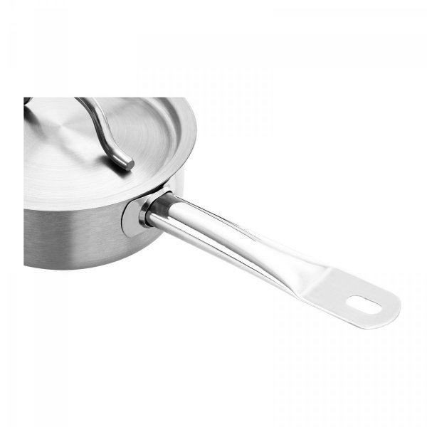 Rondel - stal nierdzewna - 0,9 l - pokrywka ROYAL CATERING 10011203 RCCP-140A