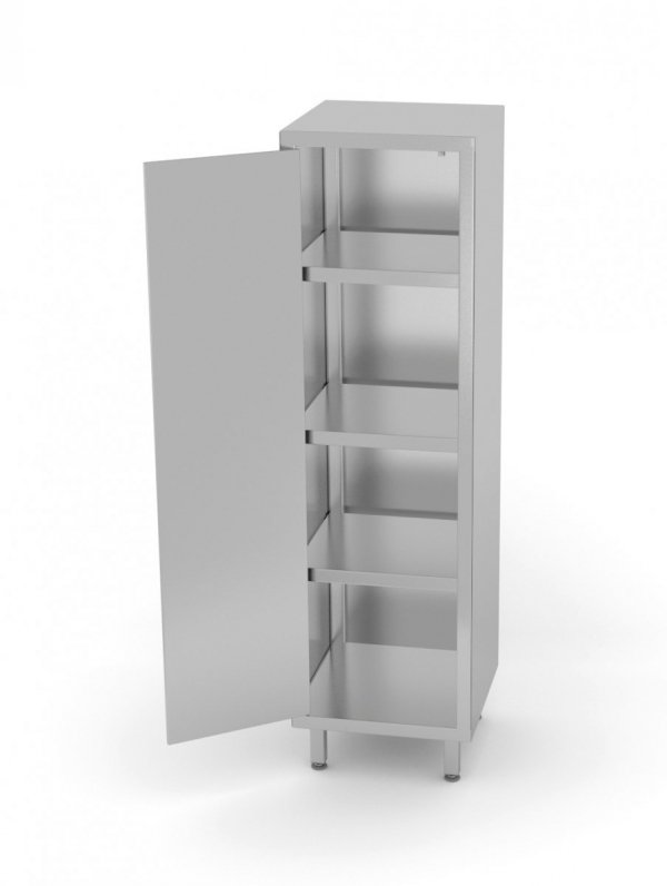 Szafa magazynowa z drzwiami na zawiasach 400 x 700 x 2000 mm POLGAST 304047-2-W 304047-2-W