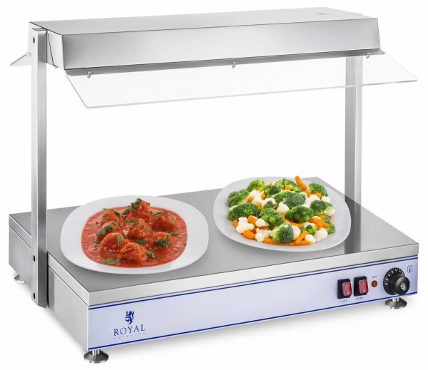 Płyta grzewcza - 700 x 500 mm - 2 halogeny - 1100 W Royal Catering 10010382 RCHP-70