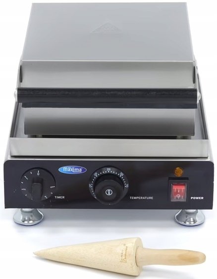 Gofrownica do stroopwafel / syropu  25x25x2cm 1750W MAXIMA 09374255 8719632128083