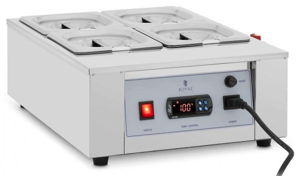 Podgrzewacz do czekolady 4x1,5L ROYAL CATERING 10012776 RC_CMM_03