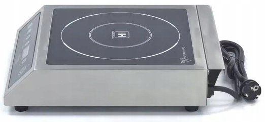 Kuchenka Indukcyjna Płyta Grzejna Profesjonalna Elektryczna 3500W 1 palnik 12-24cm MAXIMA 09371040 5905317012485