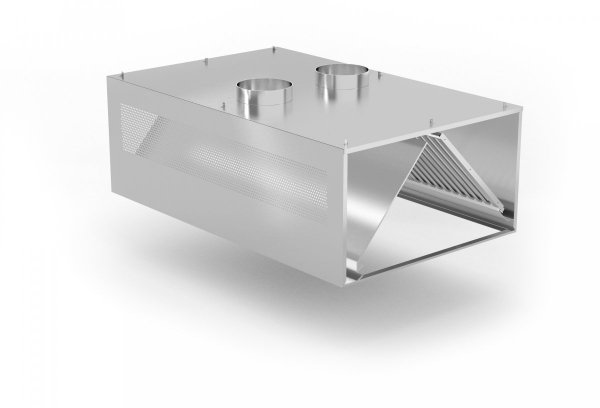 Okap przyścienny kompensacyjno-indukcyjny POL-770-KI POLGAST POL-770-KI 4800x1100