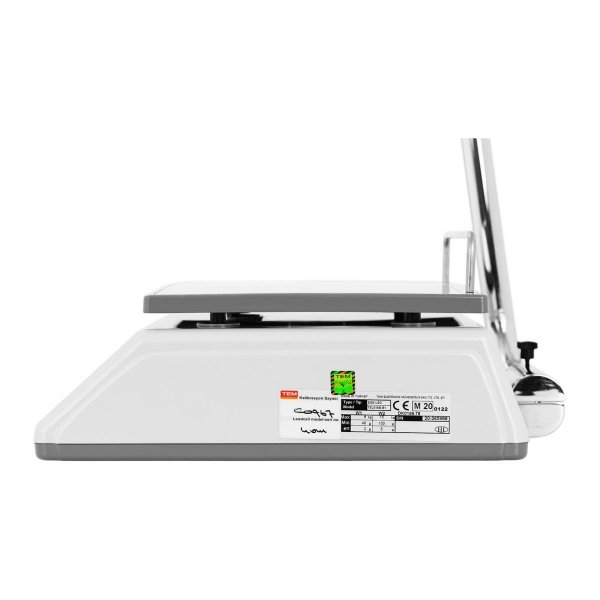 Waga sklepowa - 15 kg / 5 g - LED - PLU - legalizacja TEM 10200051 TEL015BC1-B1