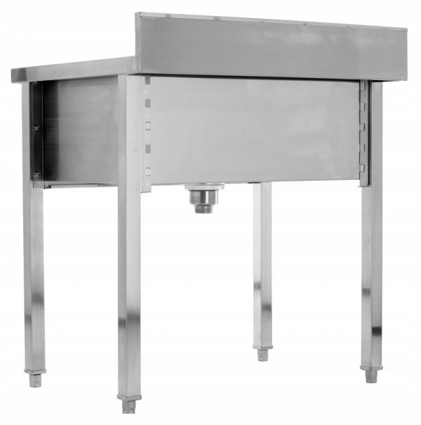 STÓŁ Z BASENEM 100 X 70 CM Basen Jednokomorowy Nierdzewny YATO YG-30925