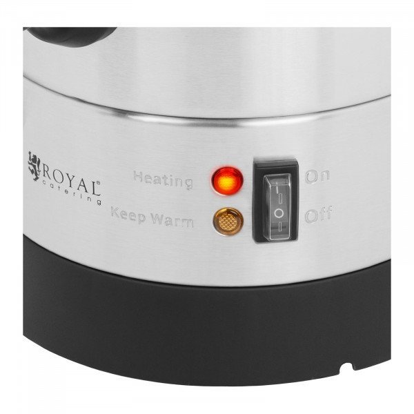 Warnik do wody - 6,5 l - 1500 W - stal nierdzewna - dwuściankowy ROYAL CATERING 10011700 RC-WBDW6